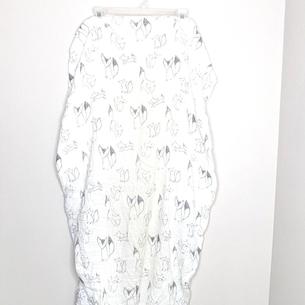 Aden + Anais Fox Sketch Woodland Crib Sheet